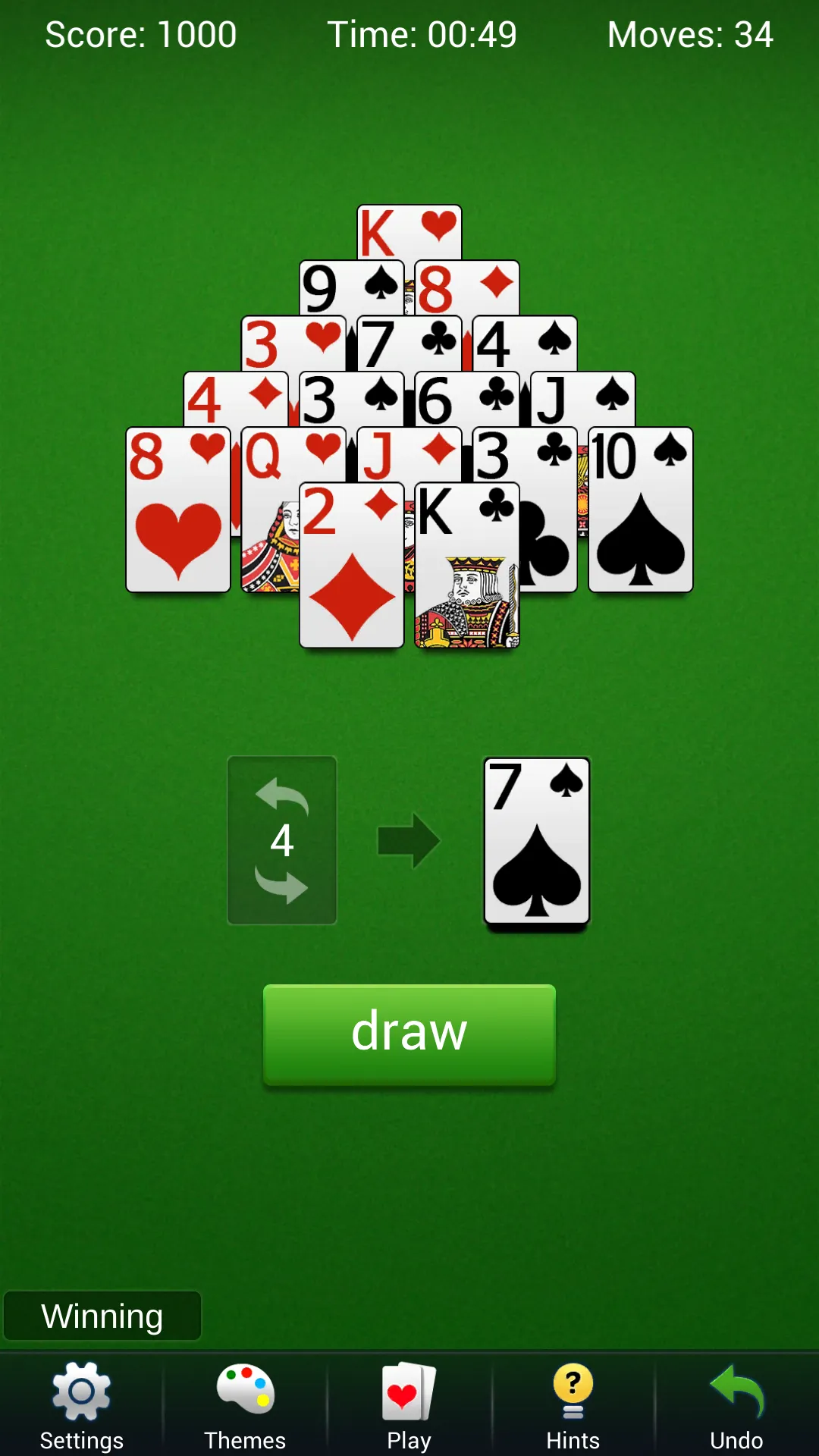 Pyramid Solitaire - Card Games | Indus Appstore | Screenshot