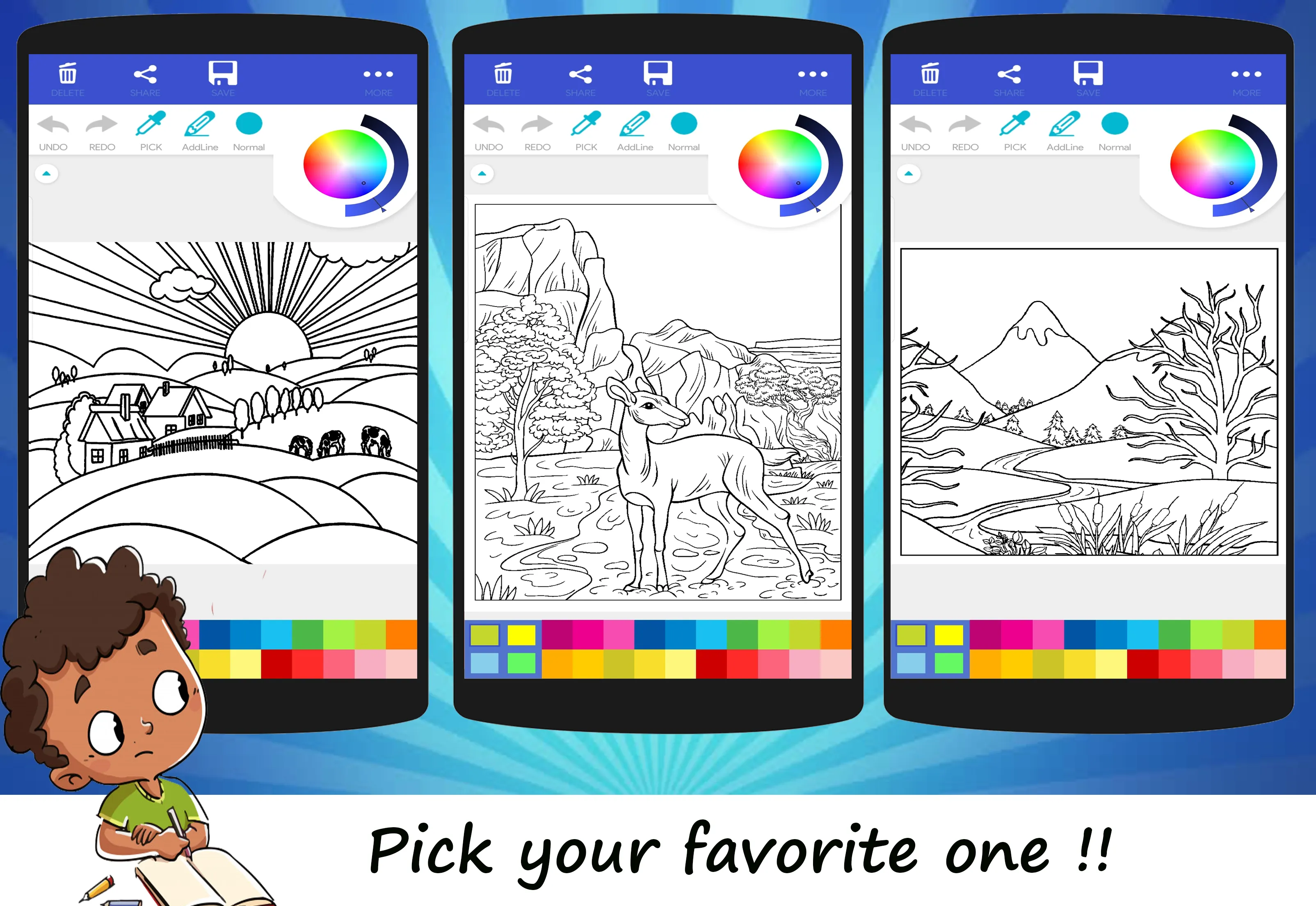 ColorPic: Nature Coloring Book | Indus Appstore | Screenshot