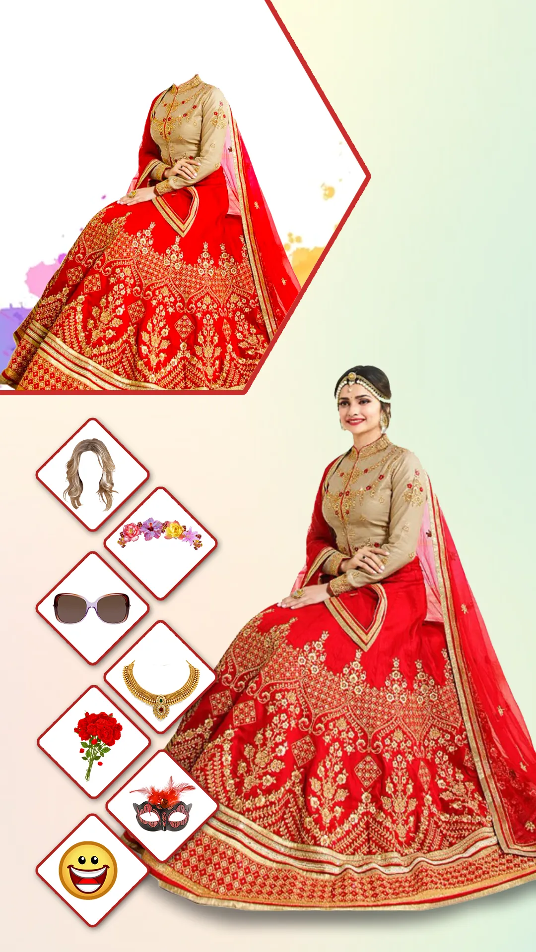 Women Lehenga Choli Photo Suit | Indus Appstore | Screenshot