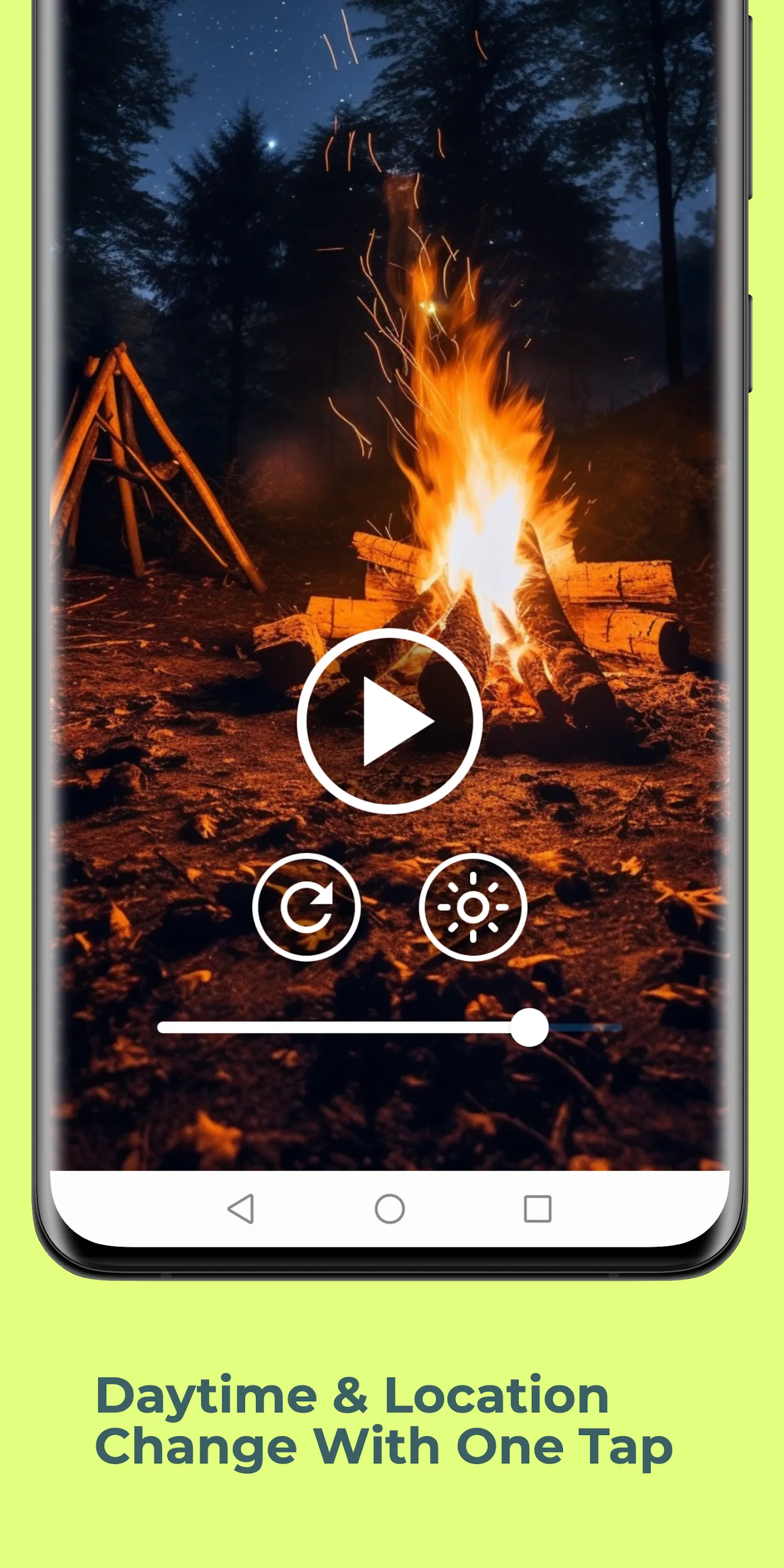 Campfire Ambience | Indus Appstore | Screenshot