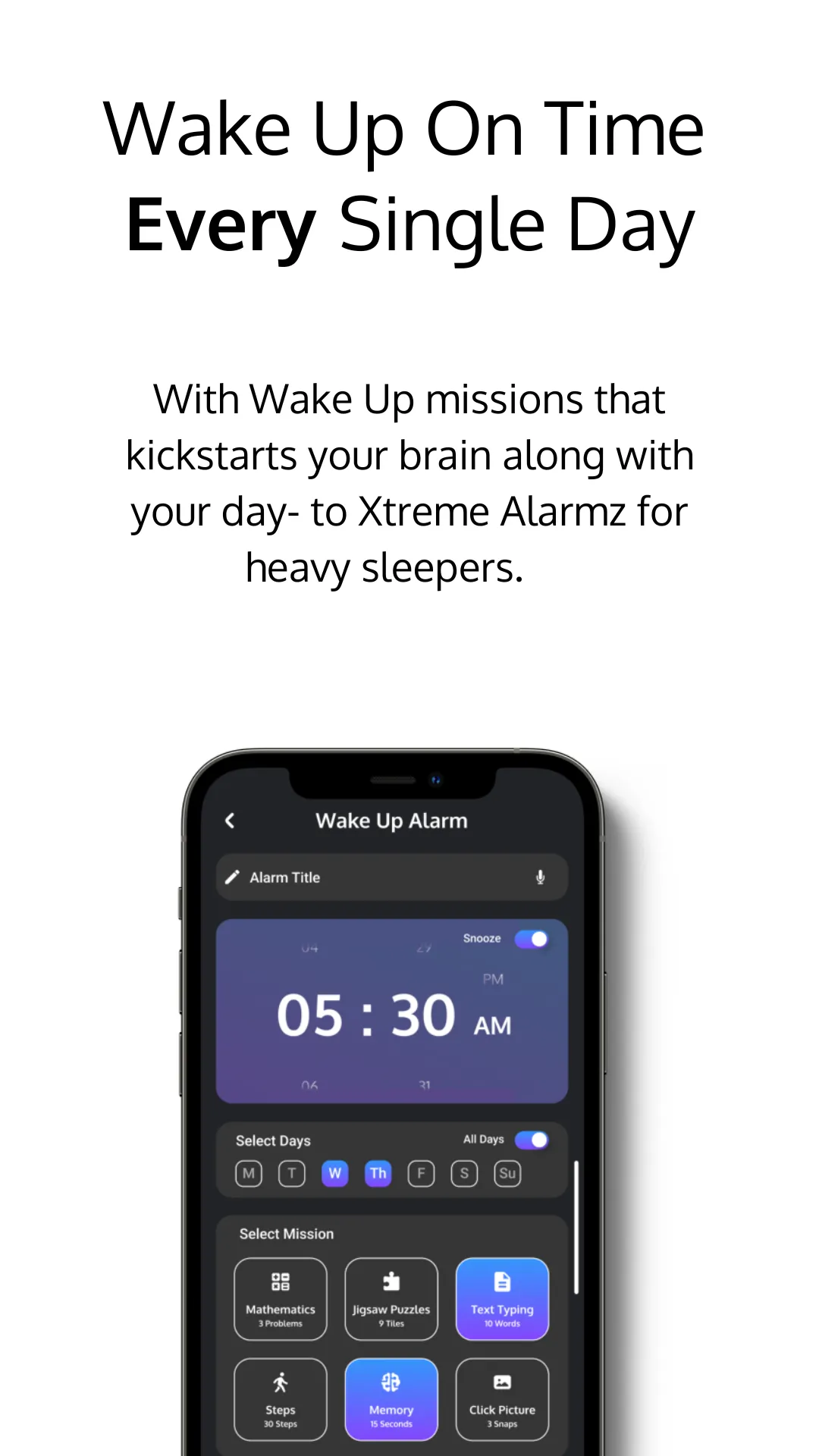 SmartAlarmz - Alarm Clock App | Indus Appstore | Screenshot