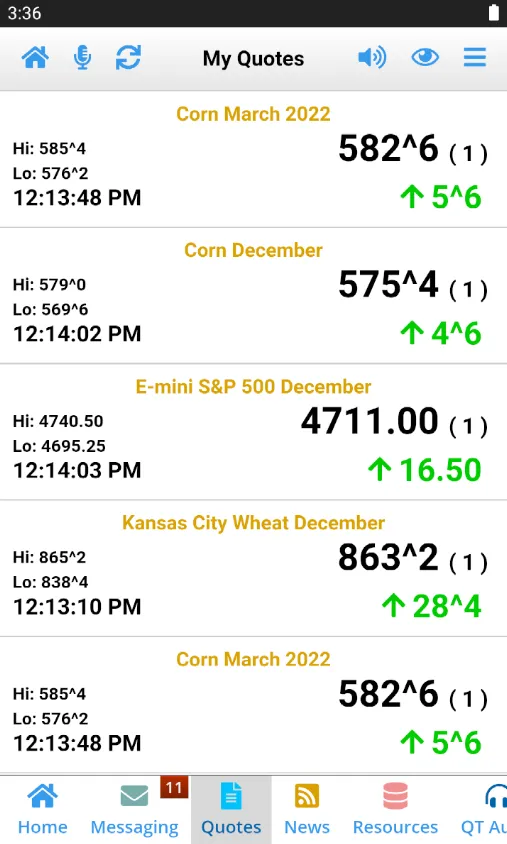 QT Commodity Quotes | Indus Appstore | Screenshot