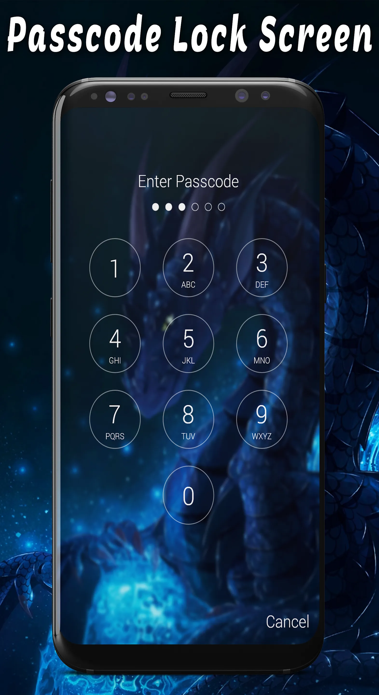 Dragon Passcode Lock Screen | Indus Appstore | Screenshot