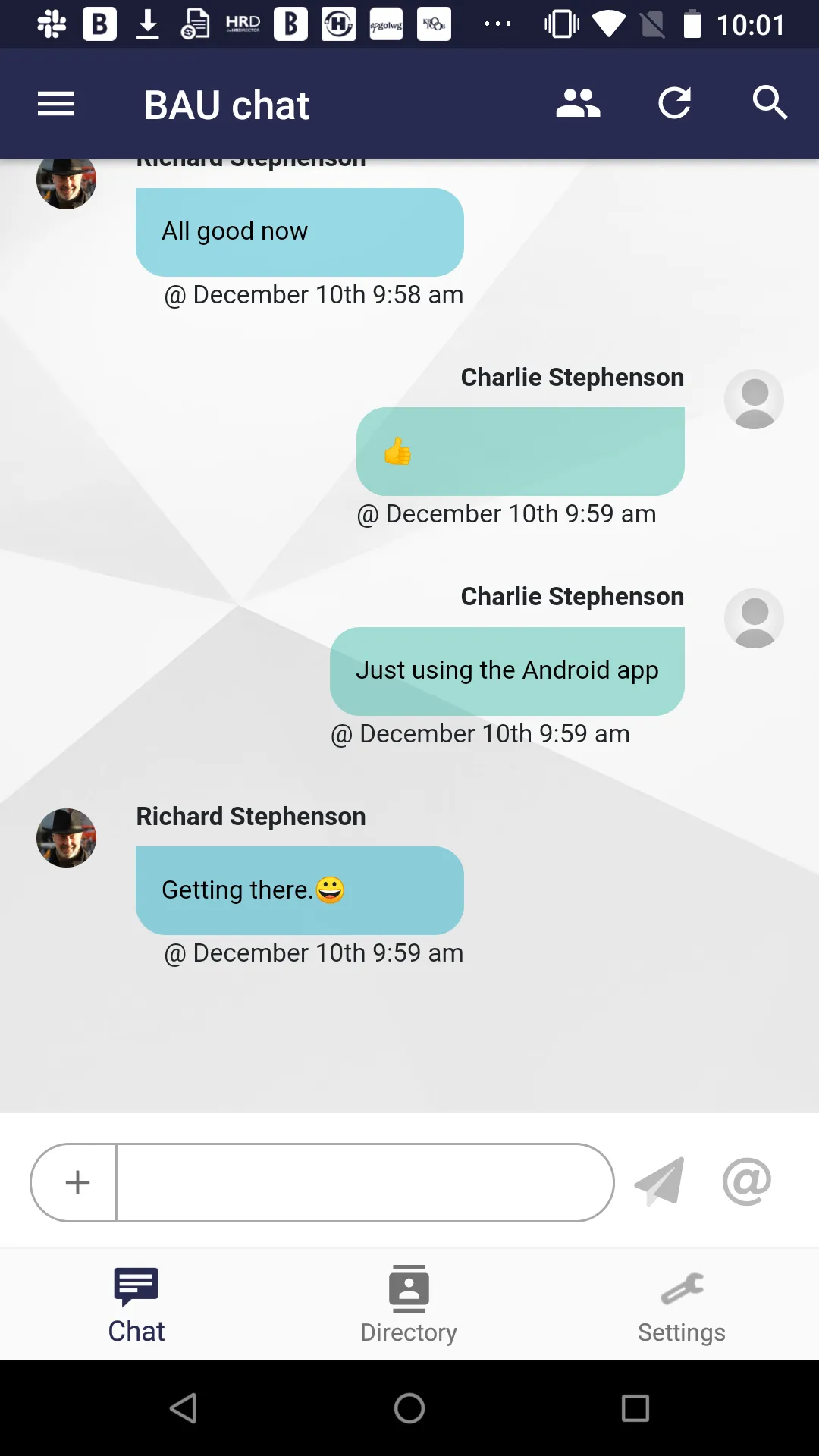 Sentinel Chat Channels | Indus Appstore | Screenshot