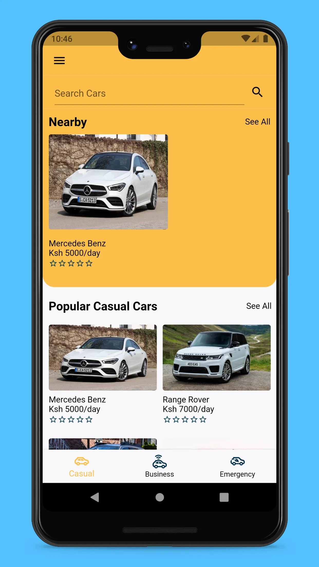 M-gari | Rent a car | Indus Appstore | Screenshot