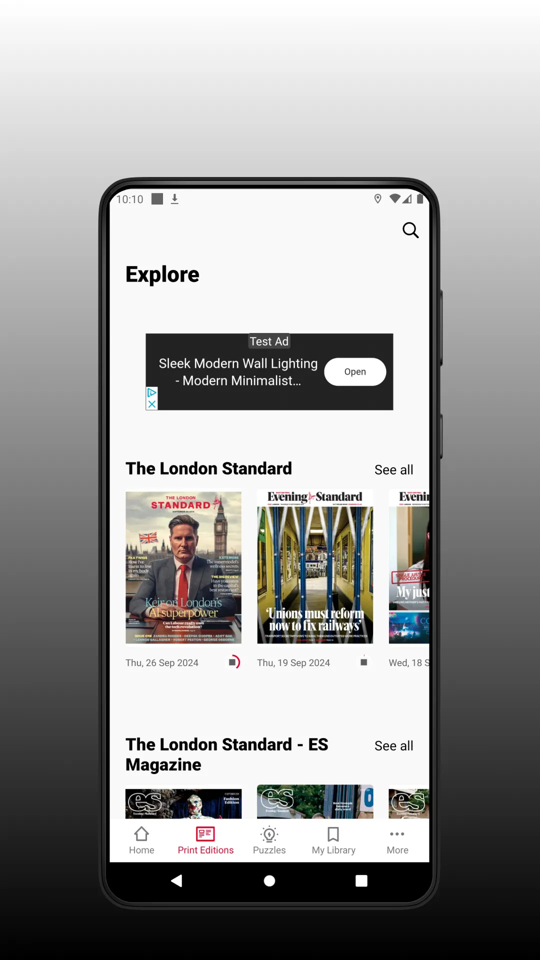 The London Standard | Indus Appstore | Screenshot