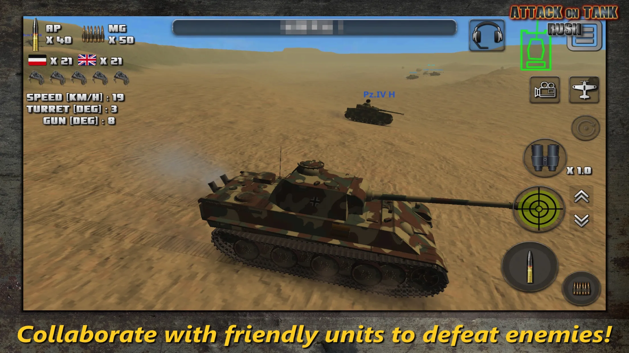 Attack on Tank : World Warfare | Indus Appstore | Screenshot