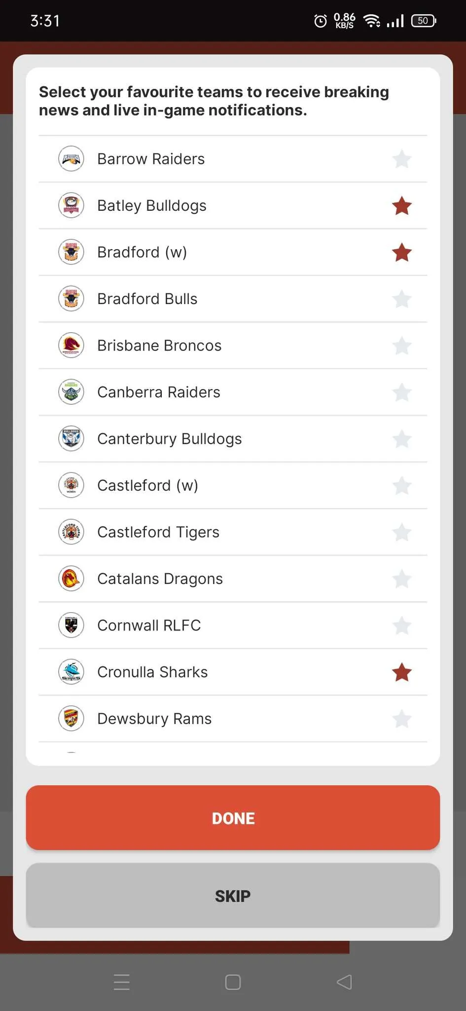 Love Rugby League. | Indus Appstore | Screenshot