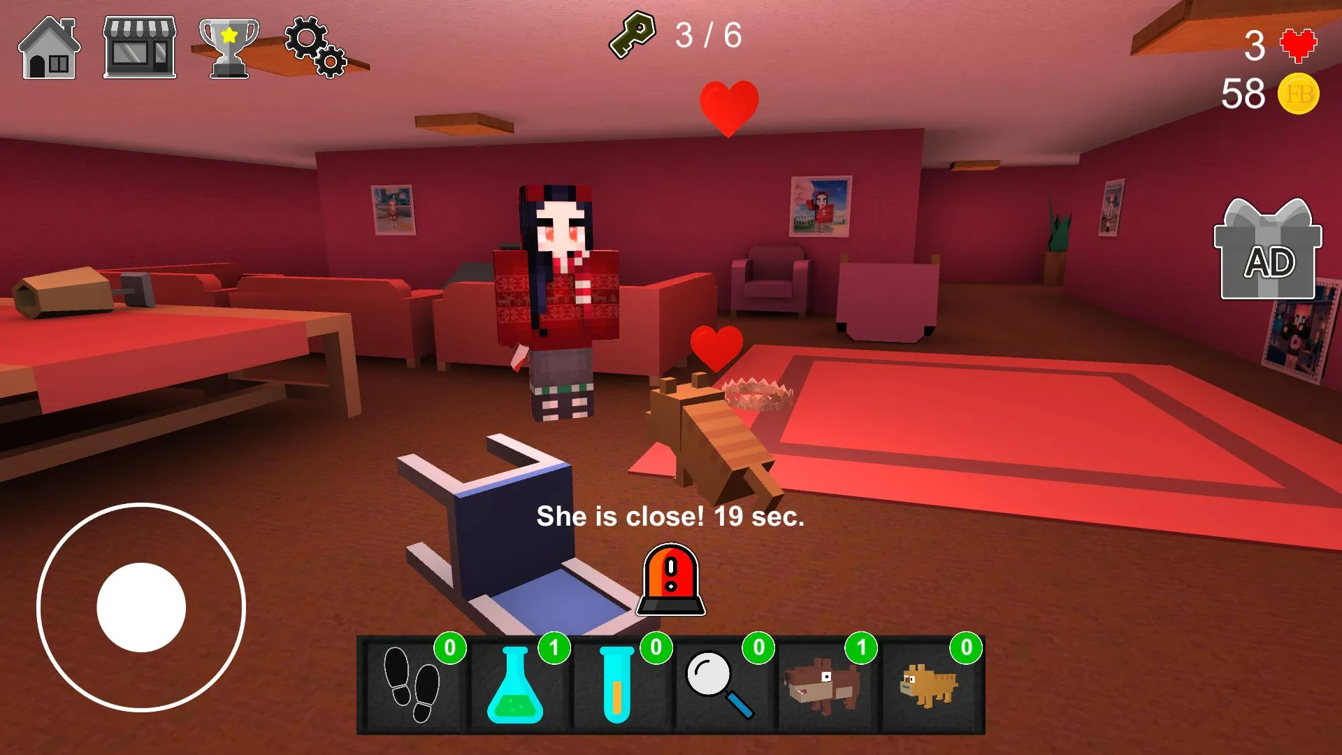 Night Horror In The Pink House | Indus Appstore | Screenshot