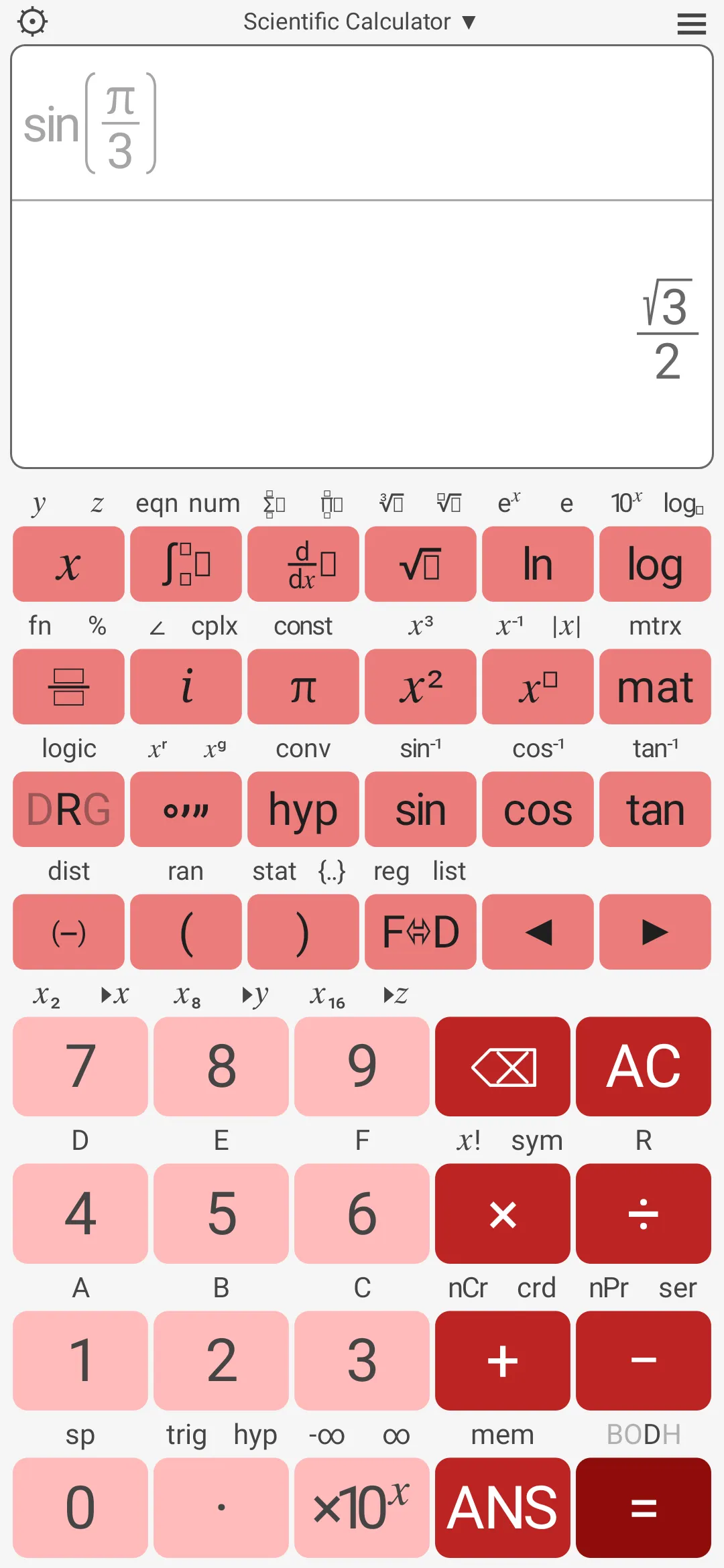 Scientific Calculator | Indus Appstore | Screenshot