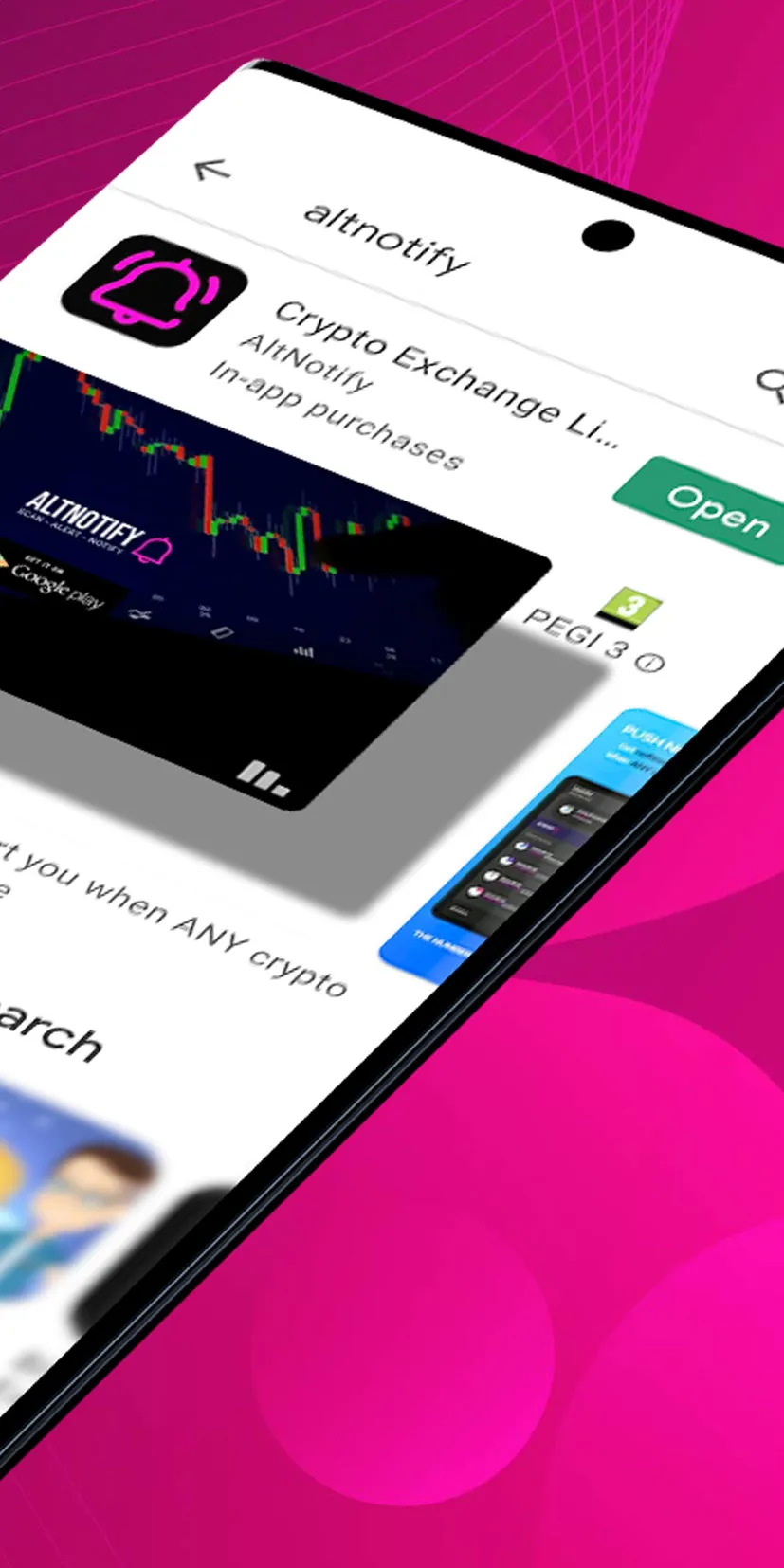 Crypto Listing Push Alerts | Indus Appstore | Screenshot