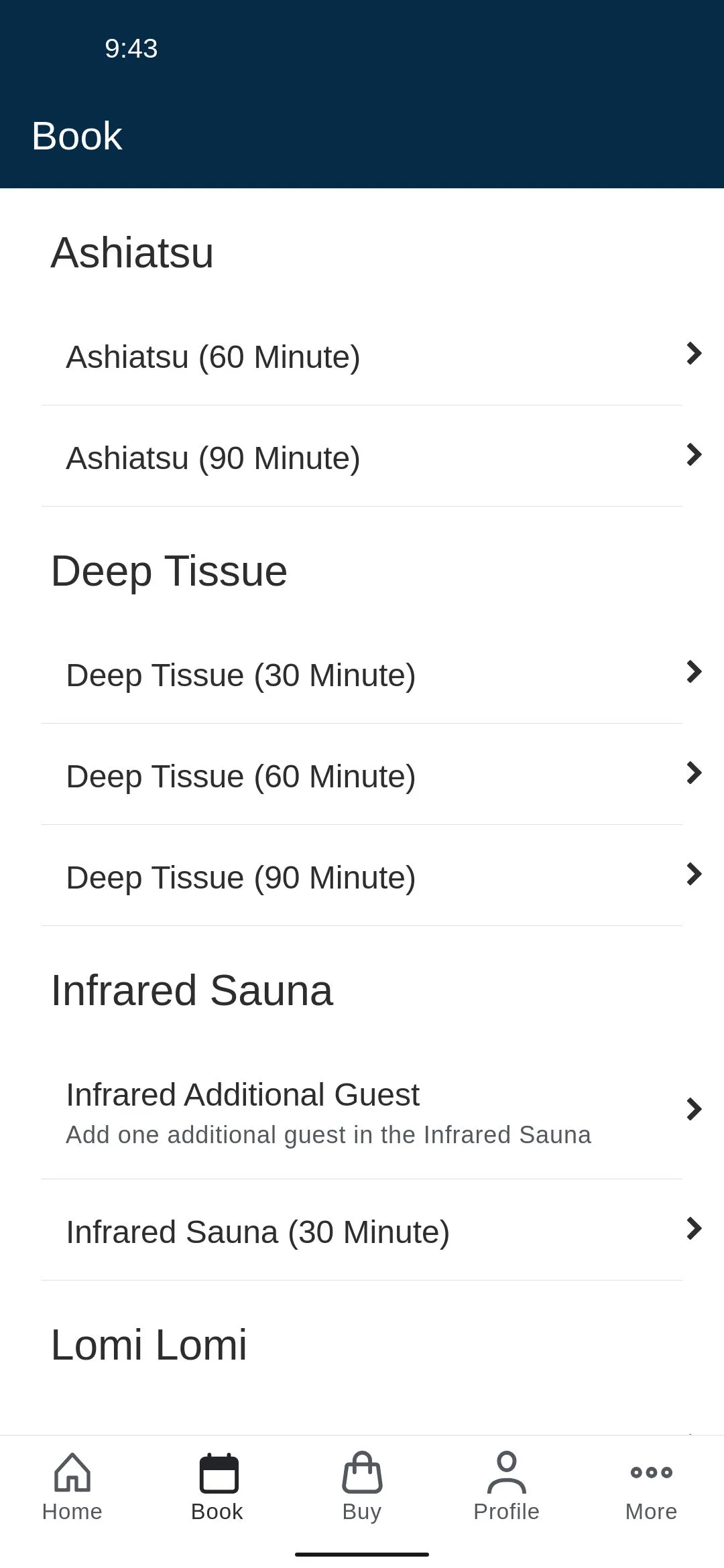 Dimensions Massage Therapy | Indus Appstore | Screenshot