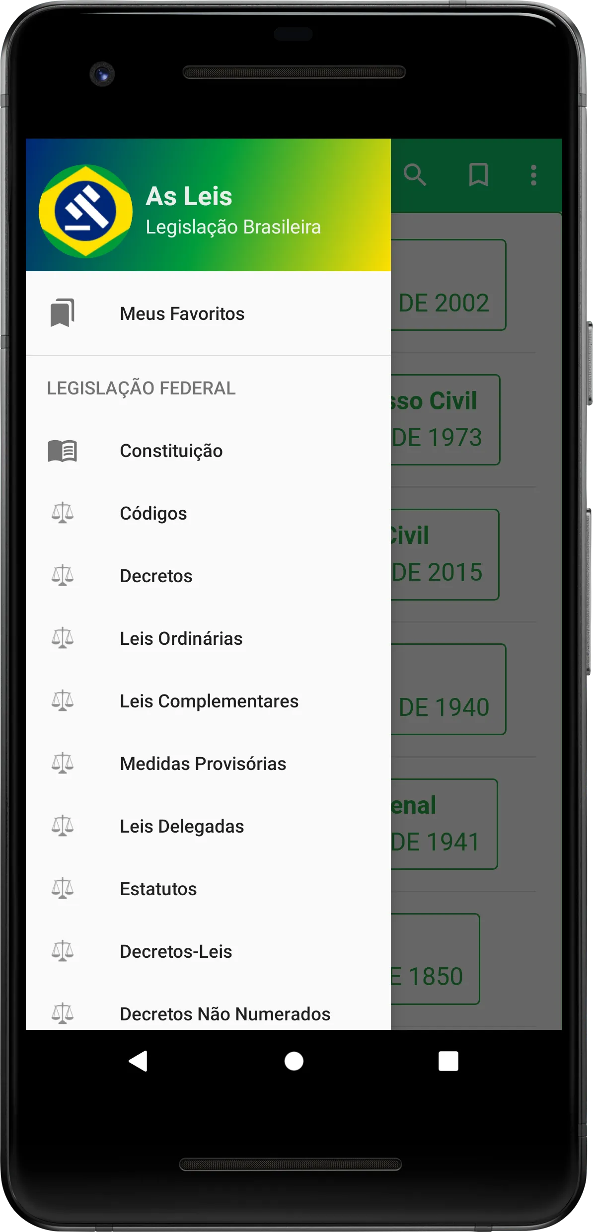 AsLeis - Legislação | Indus Appstore | Screenshot