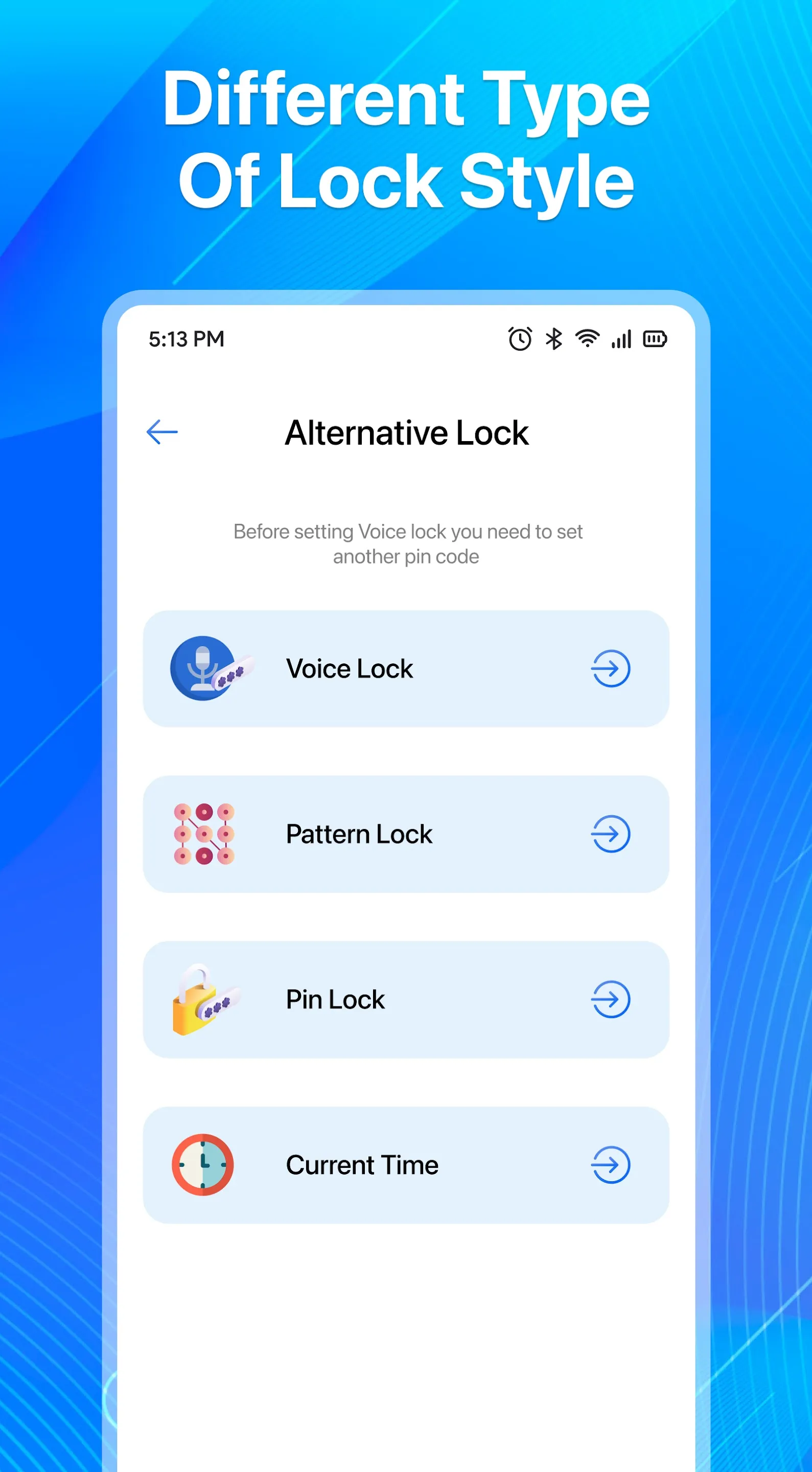 Voice Lock Screen: Pin Pattern | Indus Appstore | Screenshot