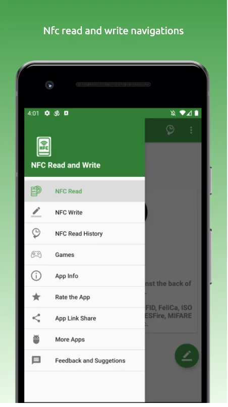 NFC/RF Reader and Writer | Indus Appstore | Screenshot