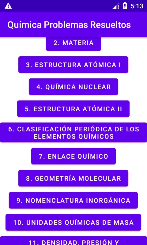 Química Preuniversitario Desar | Indus Appstore | Screenshot