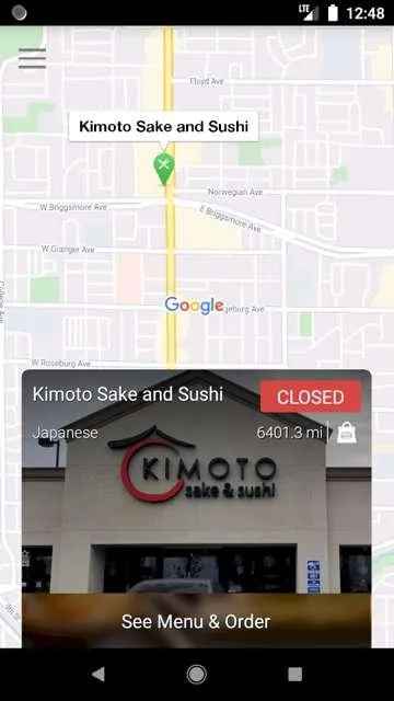 Kimoto Sake and Sushi | Indus Appstore | Screenshot