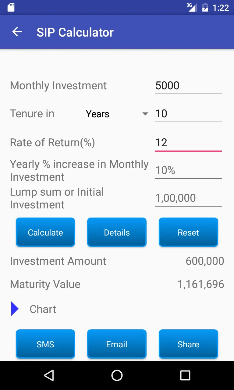 SIP Calculator | Indus Appstore | Screenshot