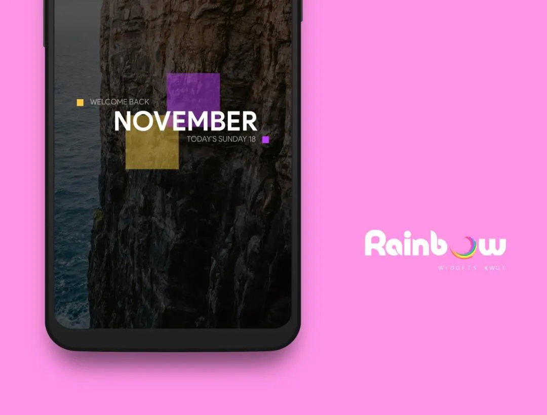 Rainbow Kwgt | Indus Appstore | Screenshot