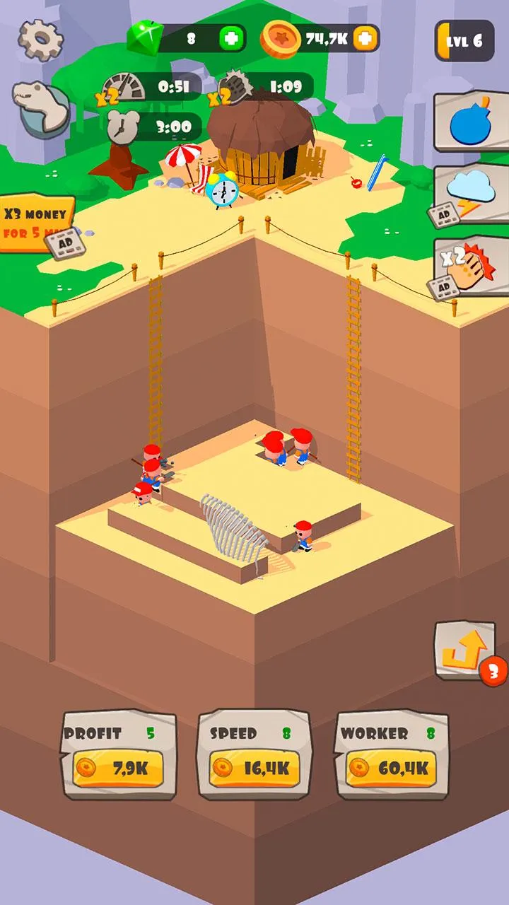 Idle Archeology Tycoon | Indus Appstore | Screenshot