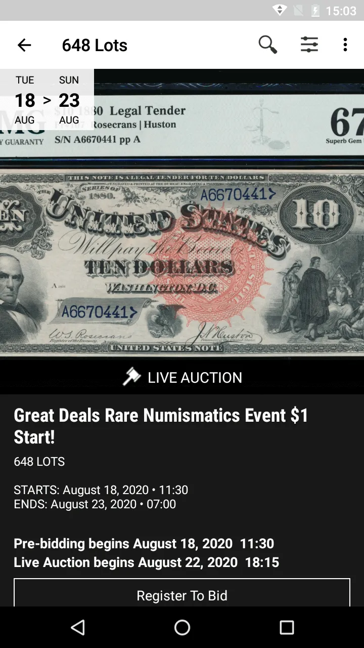 1 Great Deal Auctions | Indus Appstore | Screenshot