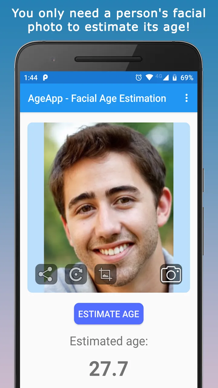 AgeScan - Facial Age Predictor | Indus Appstore | Screenshot