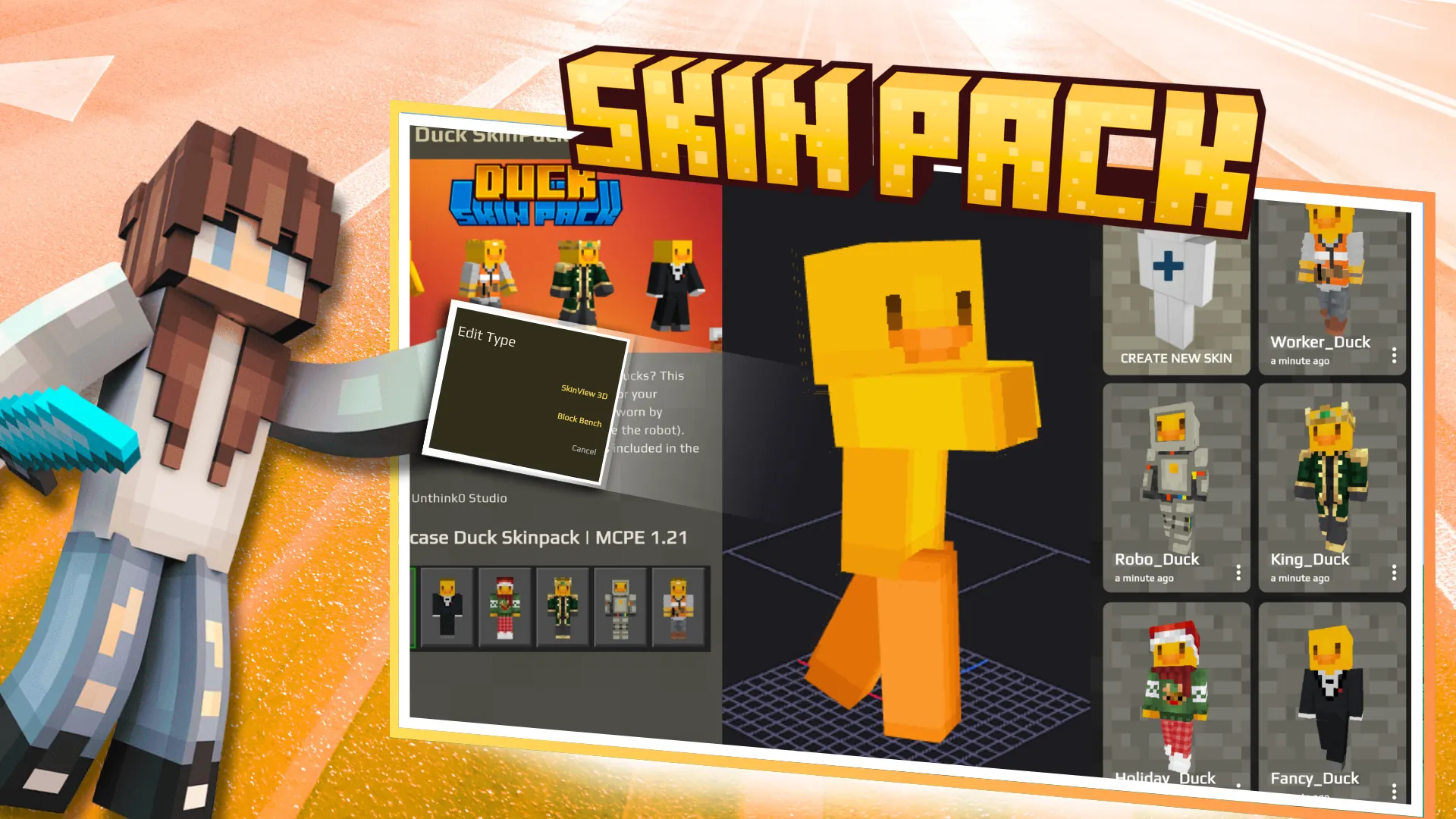 Skin Pack Maker for Minecraft | Indus Appstore | Screenshot