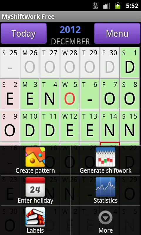 My ShiftWork Lite | Indus Appstore | Screenshot