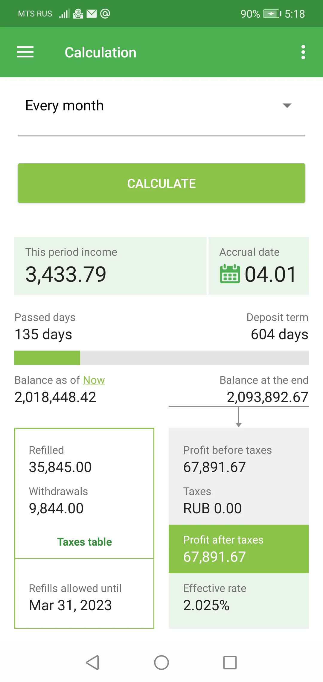 Fixed Deposit calculator PRO | Indus Appstore | Screenshot