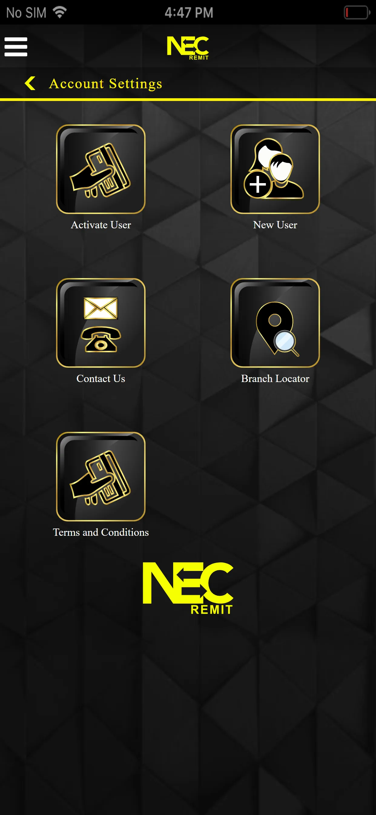 NEC REMIT | Indus Appstore | Screenshot