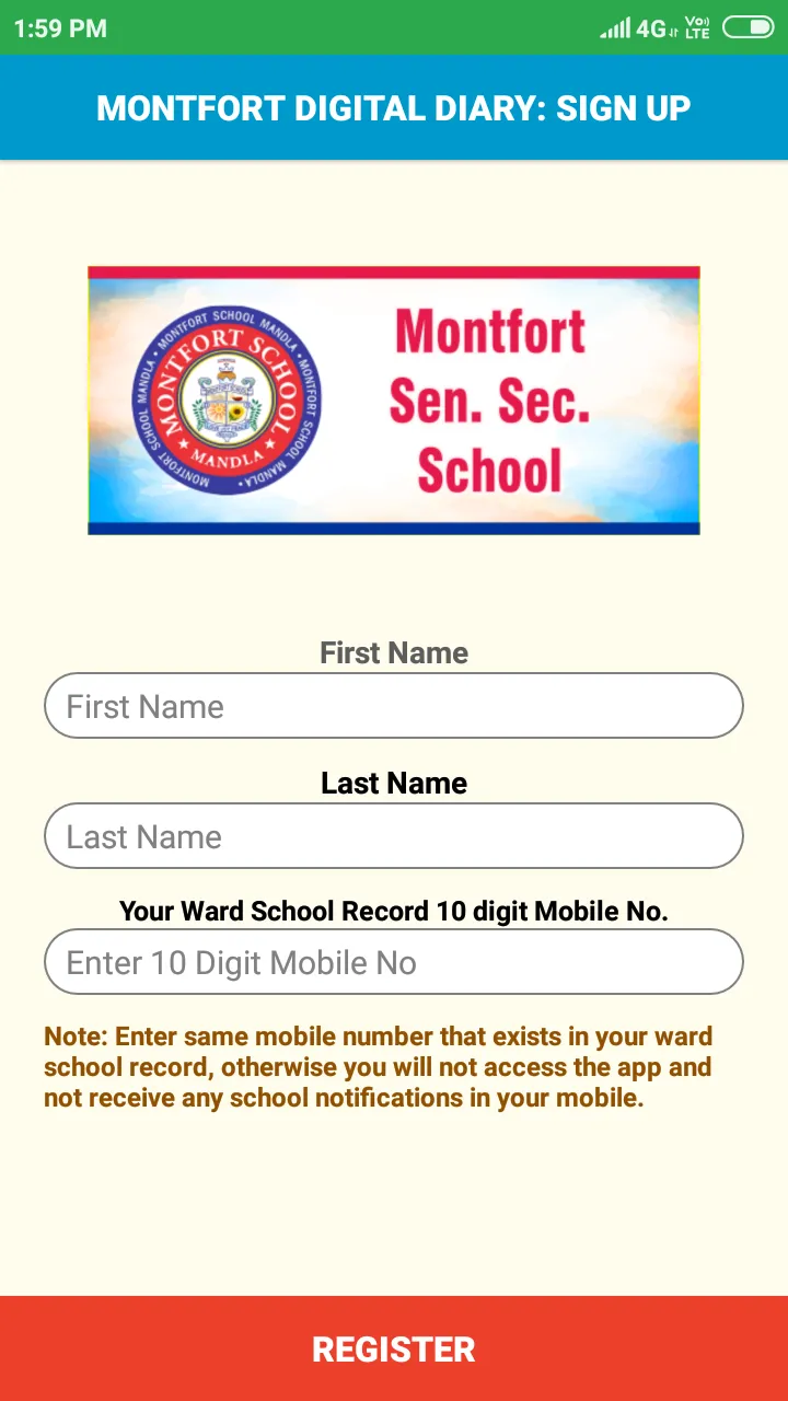 Montfort Digital Diary | Indus Appstore | Screenshot