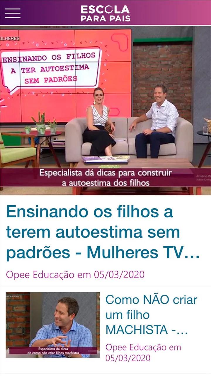 Escola para Pais - OPEE | Indus Appstore | Screenshot