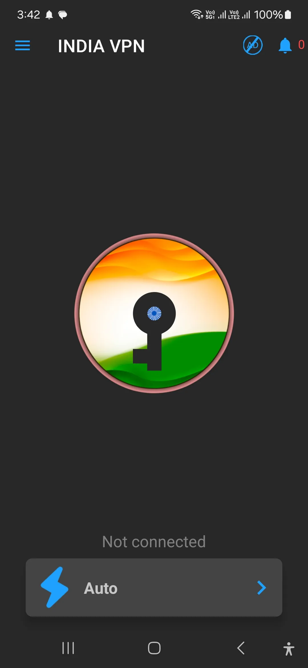 VPN INDIA -Secure & Fast Proxy | Indus Appstore | Screenshot