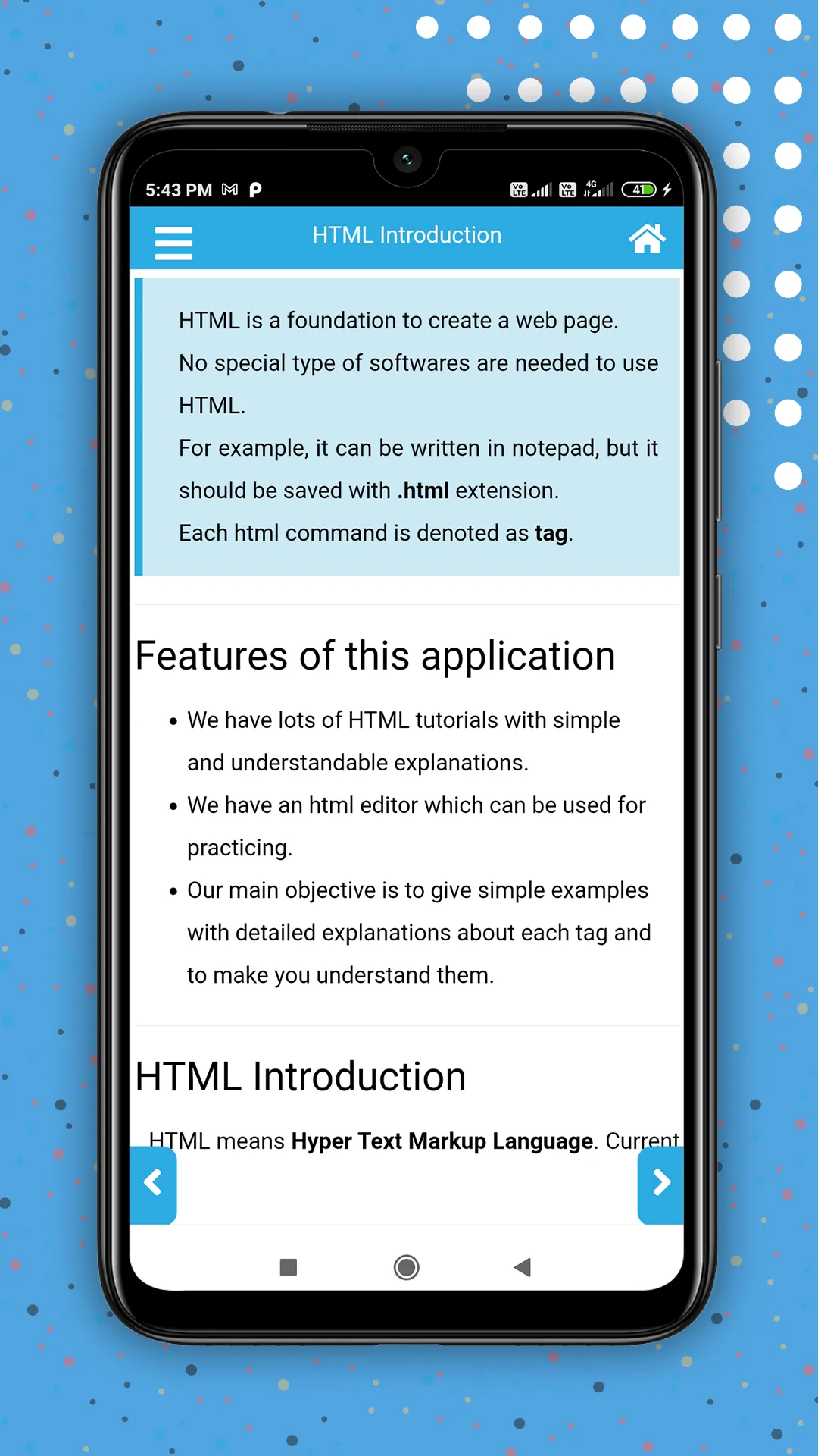 Learn HTML - Example & editor | Indus Appstore | Screenshot