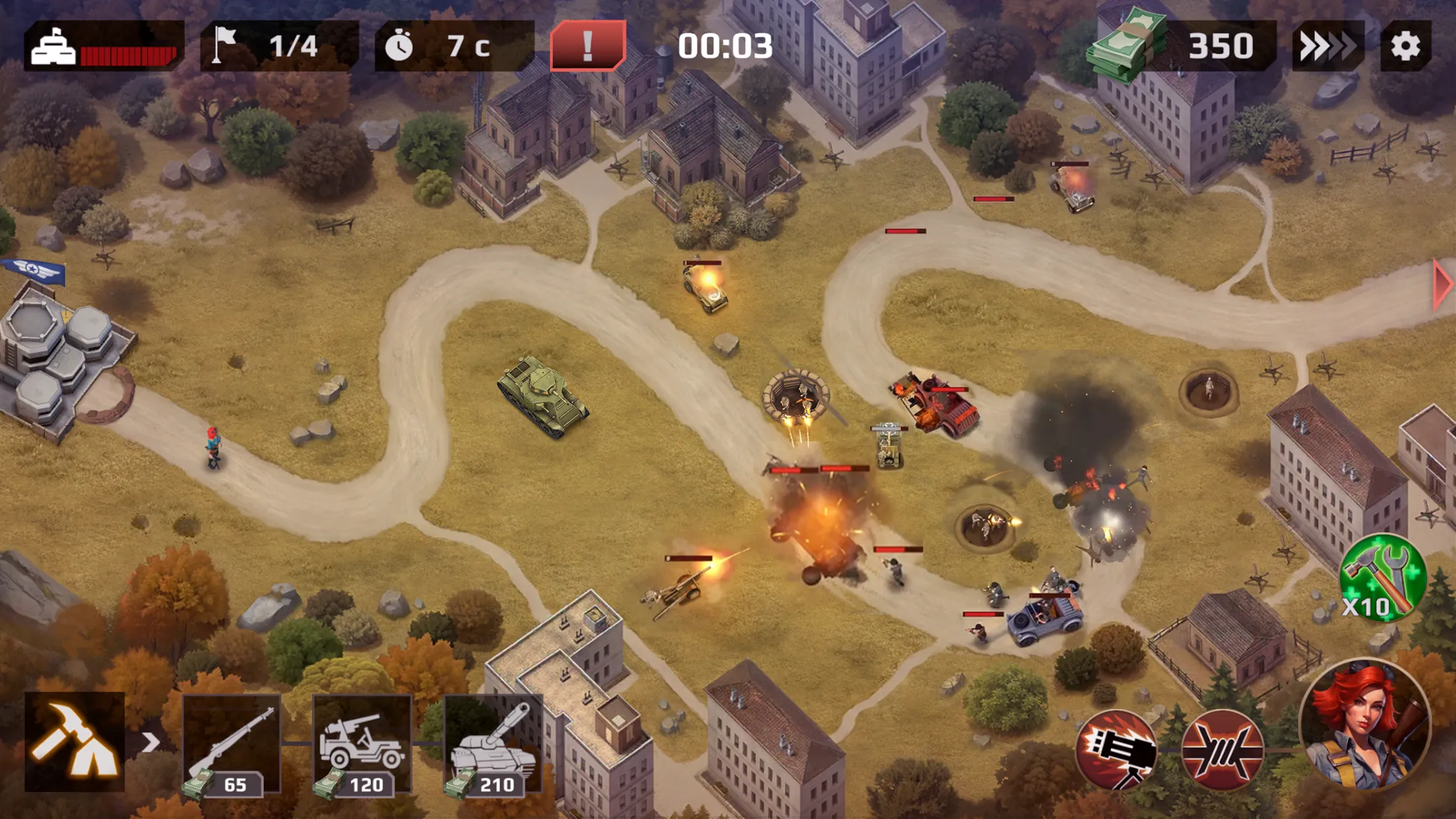 WWII Defense: RTS Army TD game | Indus Appstore | Screenshot