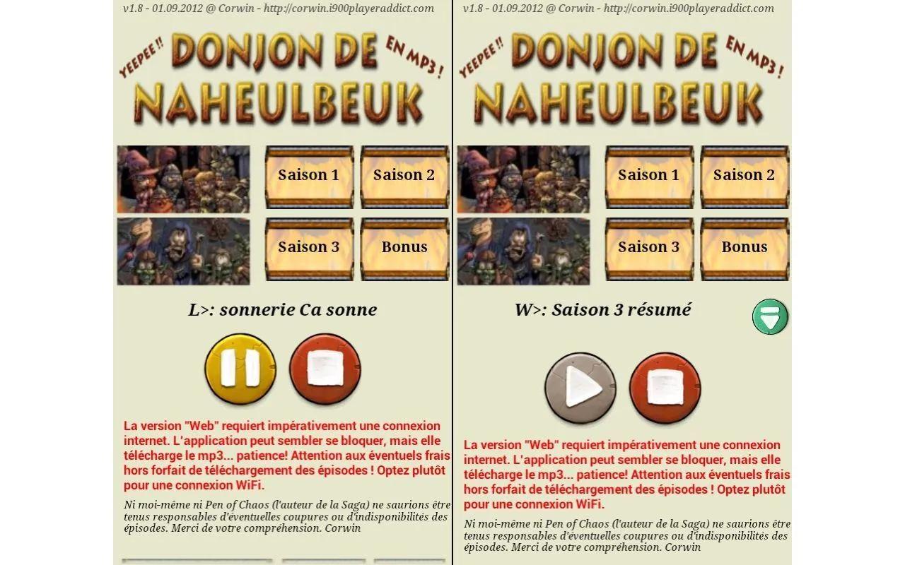 Le Donjon de Naheulbeuk! | Indus Appstore | Screenshot