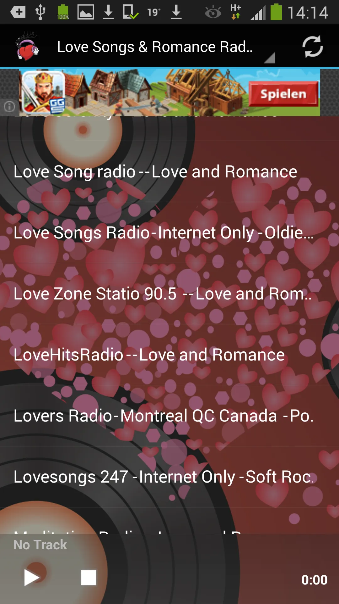 Love Songs & Romance Radio | Indus Appstore | Screenshot