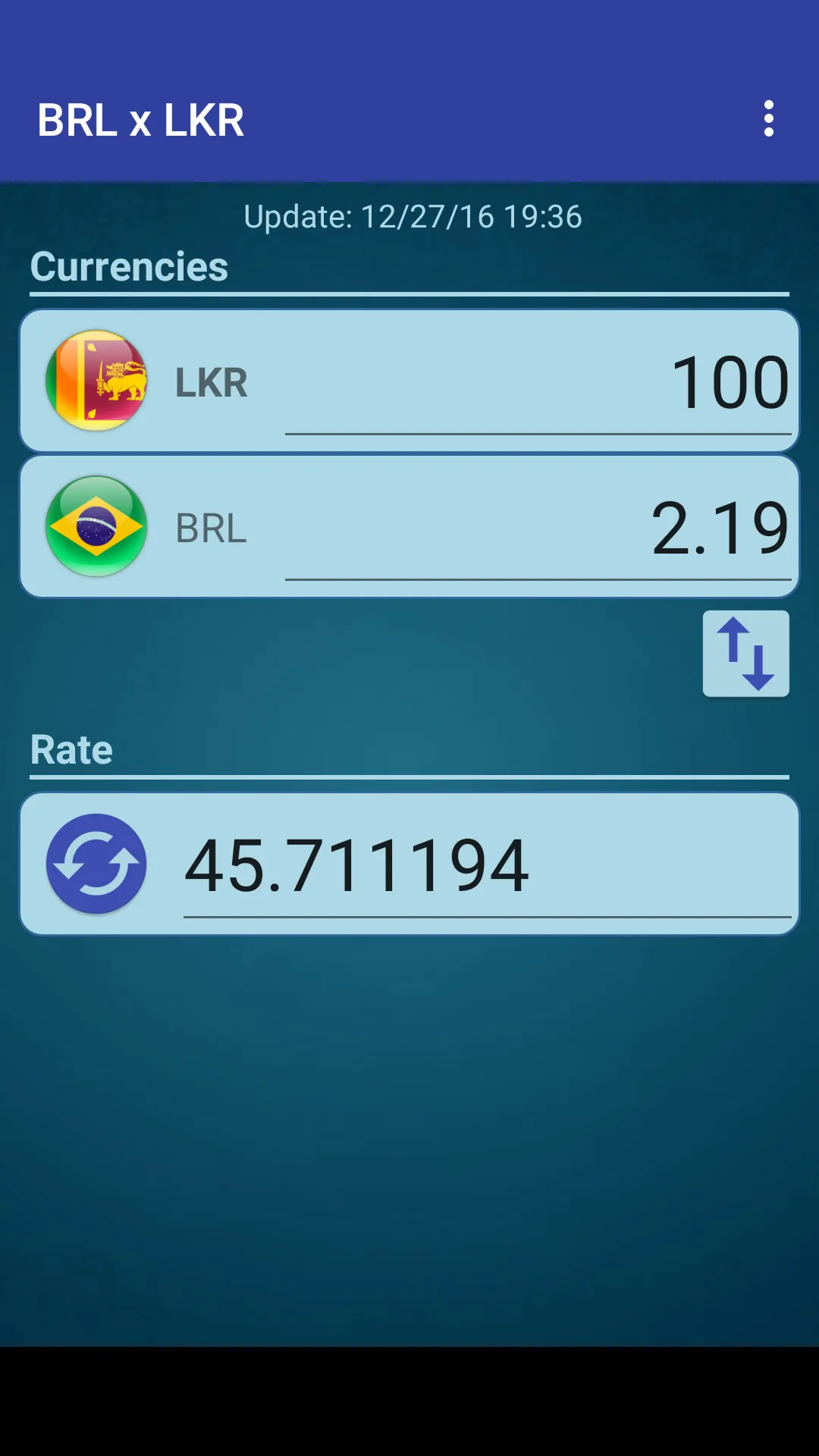 Brazil Real x Sri Lanka Rupee | Indus Appstore | Screenshot