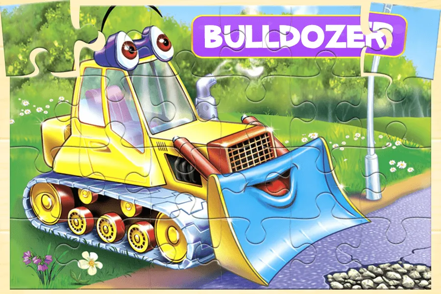 Construction Vehicles Puzzle | Indus Appstore | Screenshot