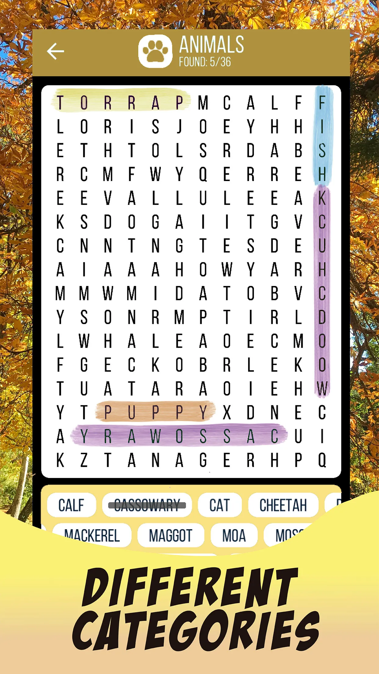 Word Search English Puzzle | Indus Appstore | Screenshot