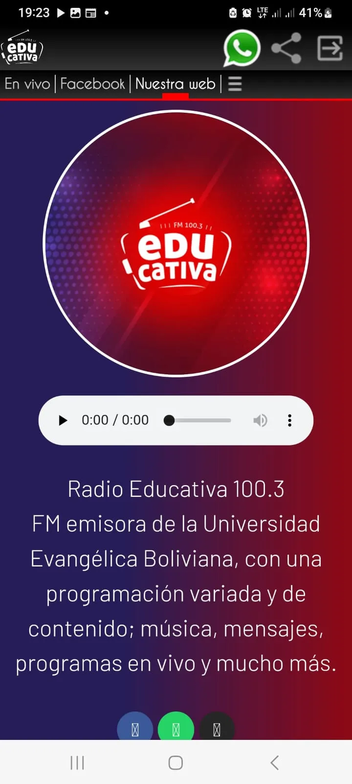 Radio Educativa 100.3 FM | Indus Appstore | Screenshot