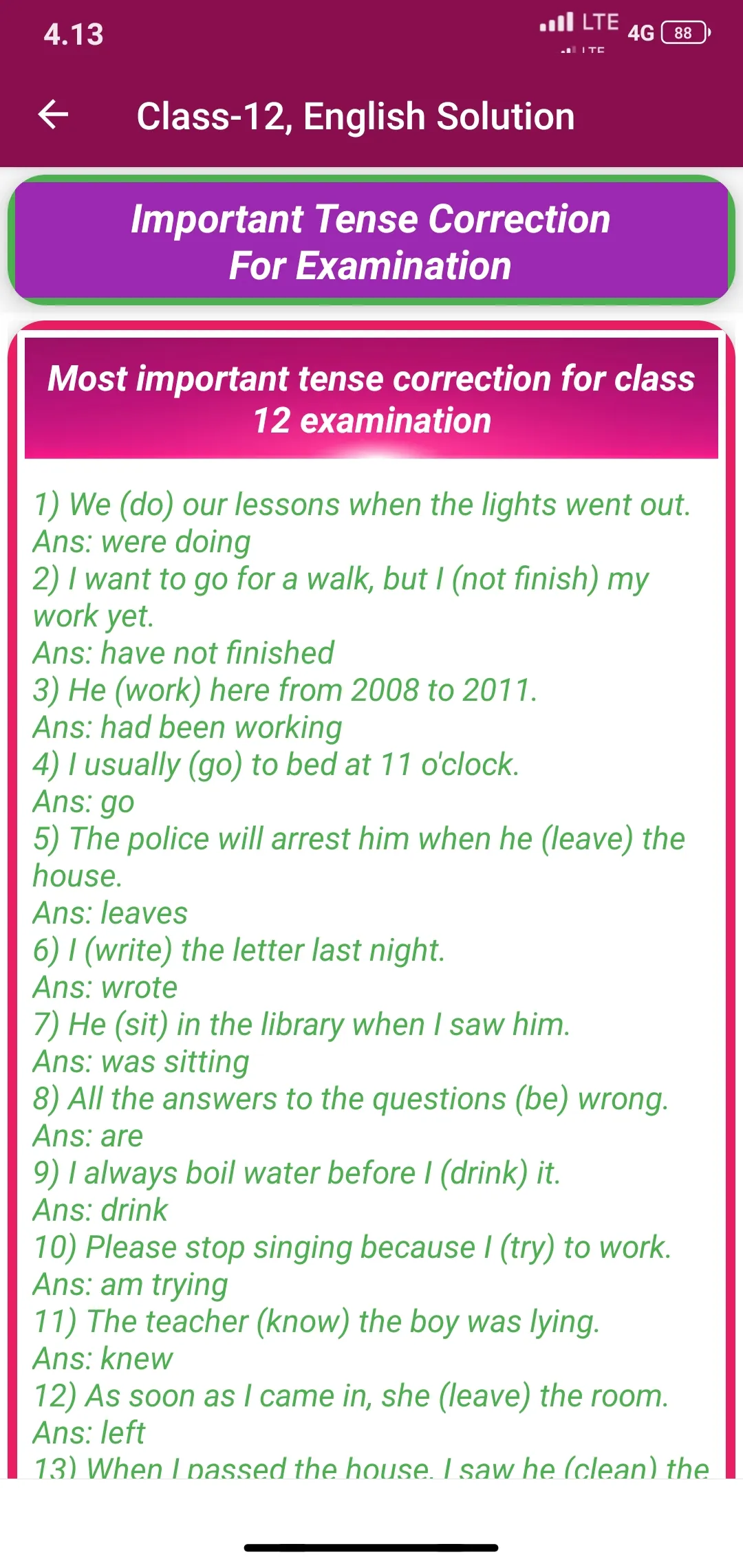 Class12 HS English Solutions | Indus Appstore | Screenshot