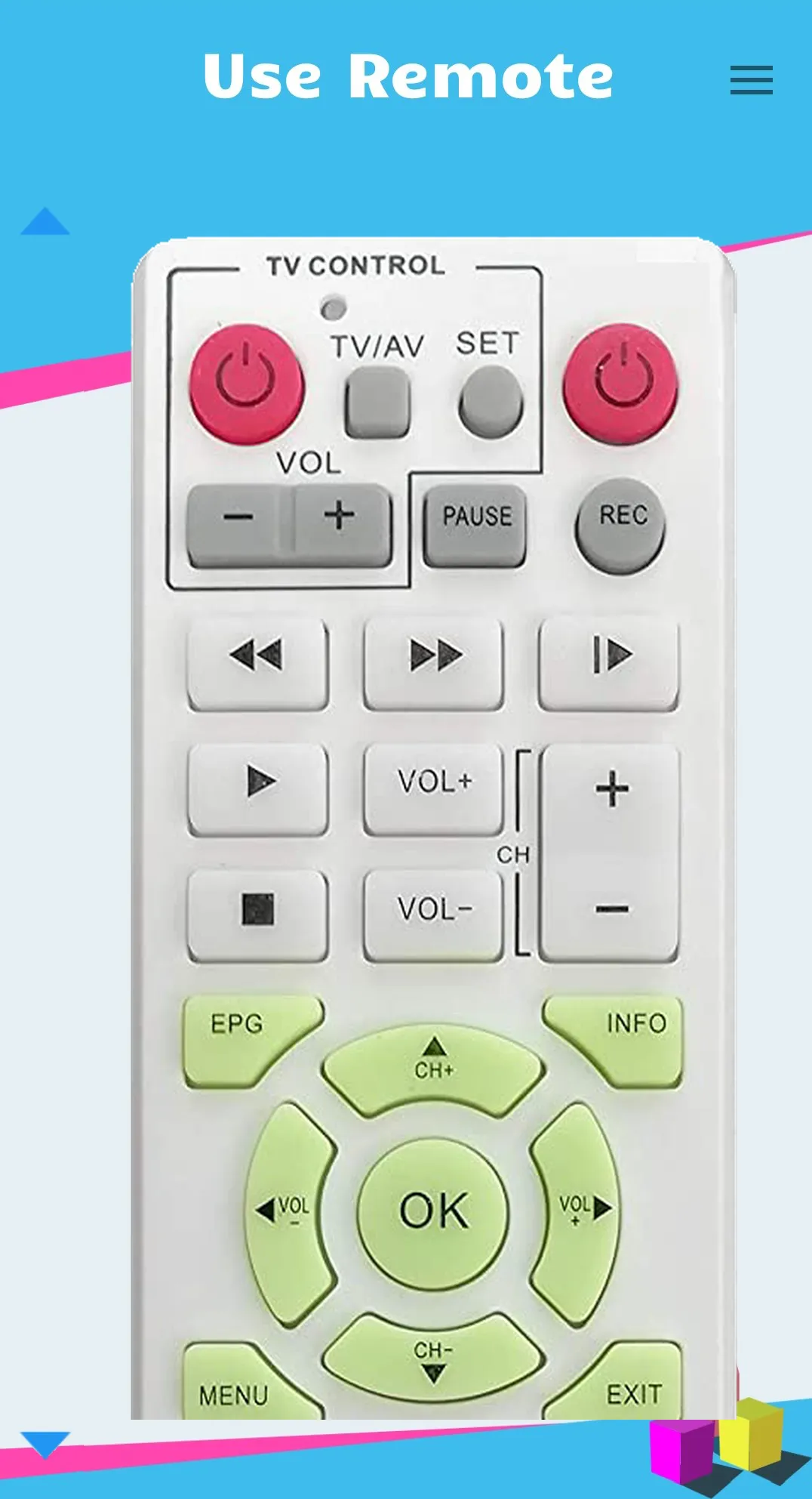 Remote for Catvision TV | Indus Appstore | Screenshot