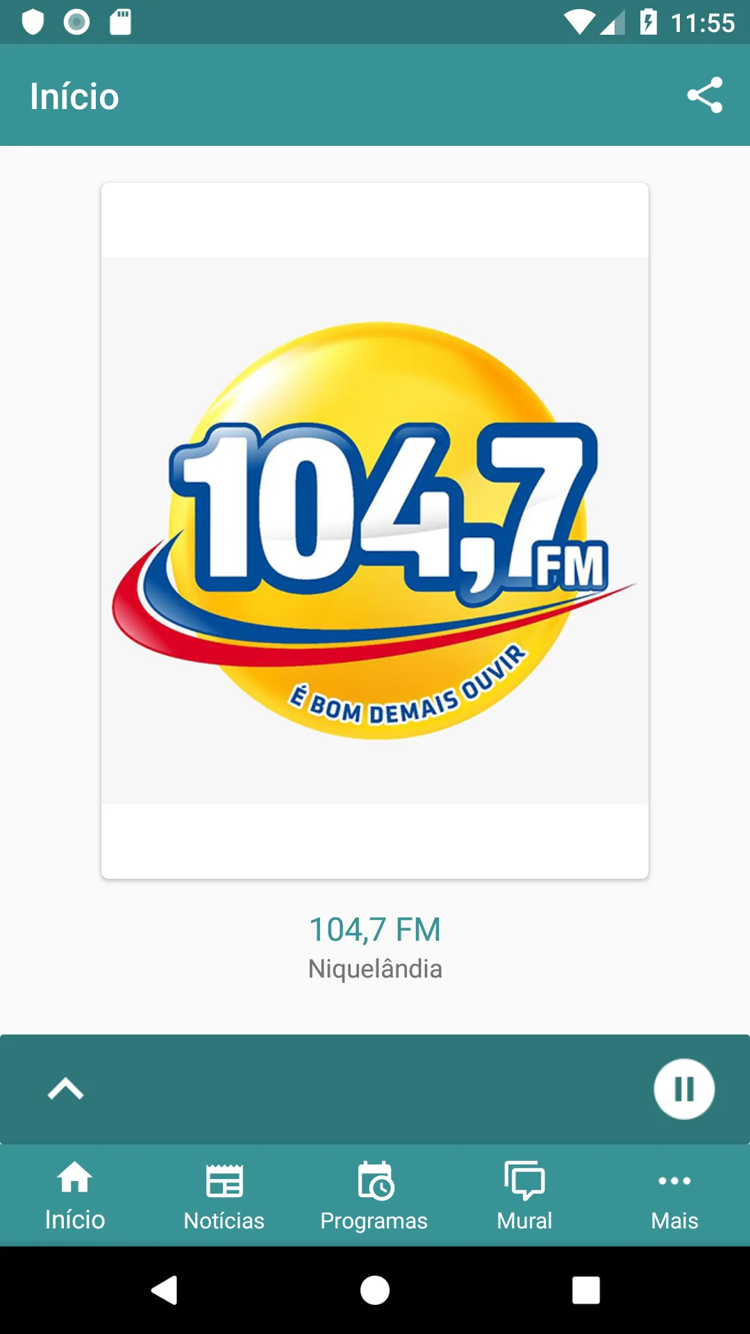 104.7 FM Niquelândia | Indus Appstore | Screenshot