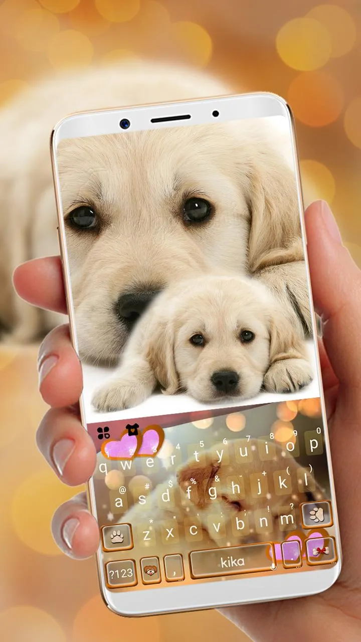 Dynamic Sleeping Puppy Keyboar | Indus Appstore | Screenshot