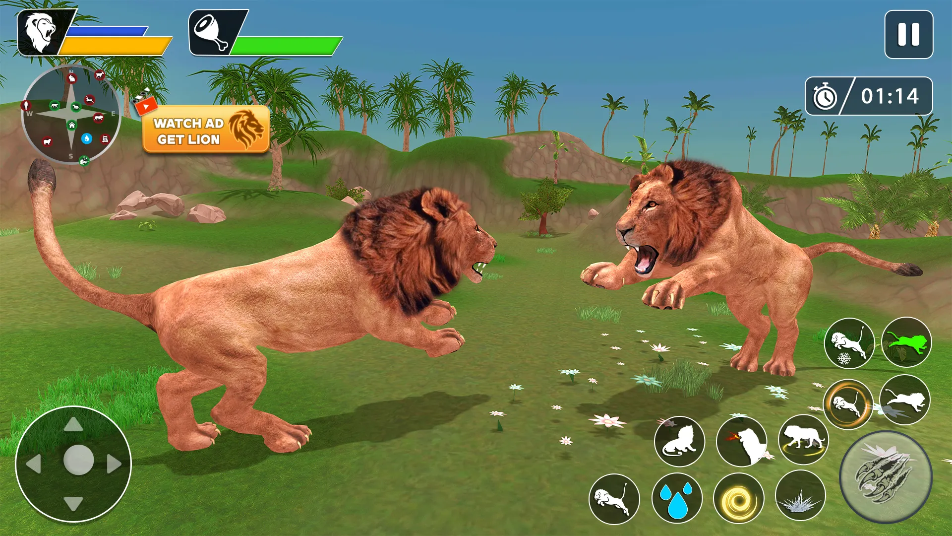 Lion Games Animal Simulator 3D | Indus Appstore | Screenshot