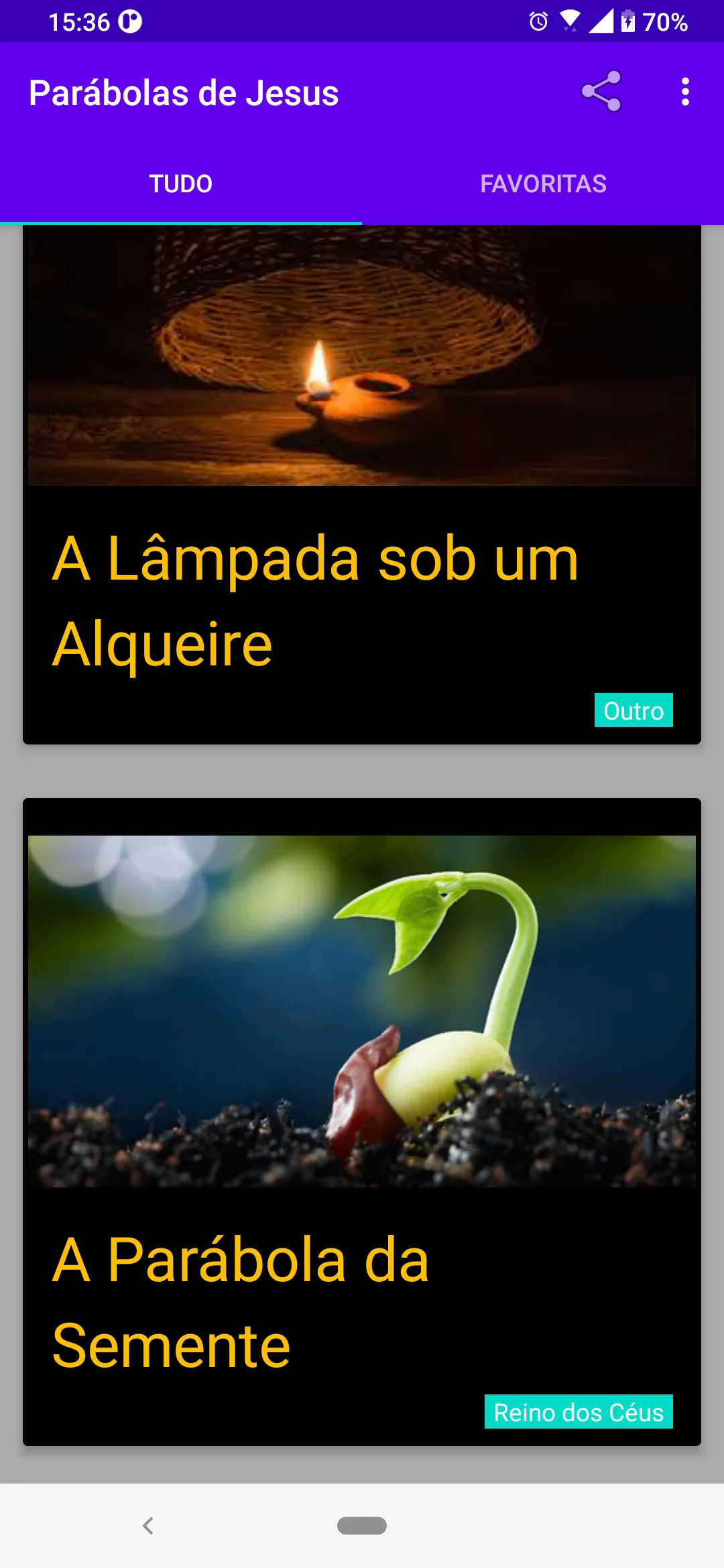 Parábolas de Jesus | Portugues | Indus Appstore | Screenshot