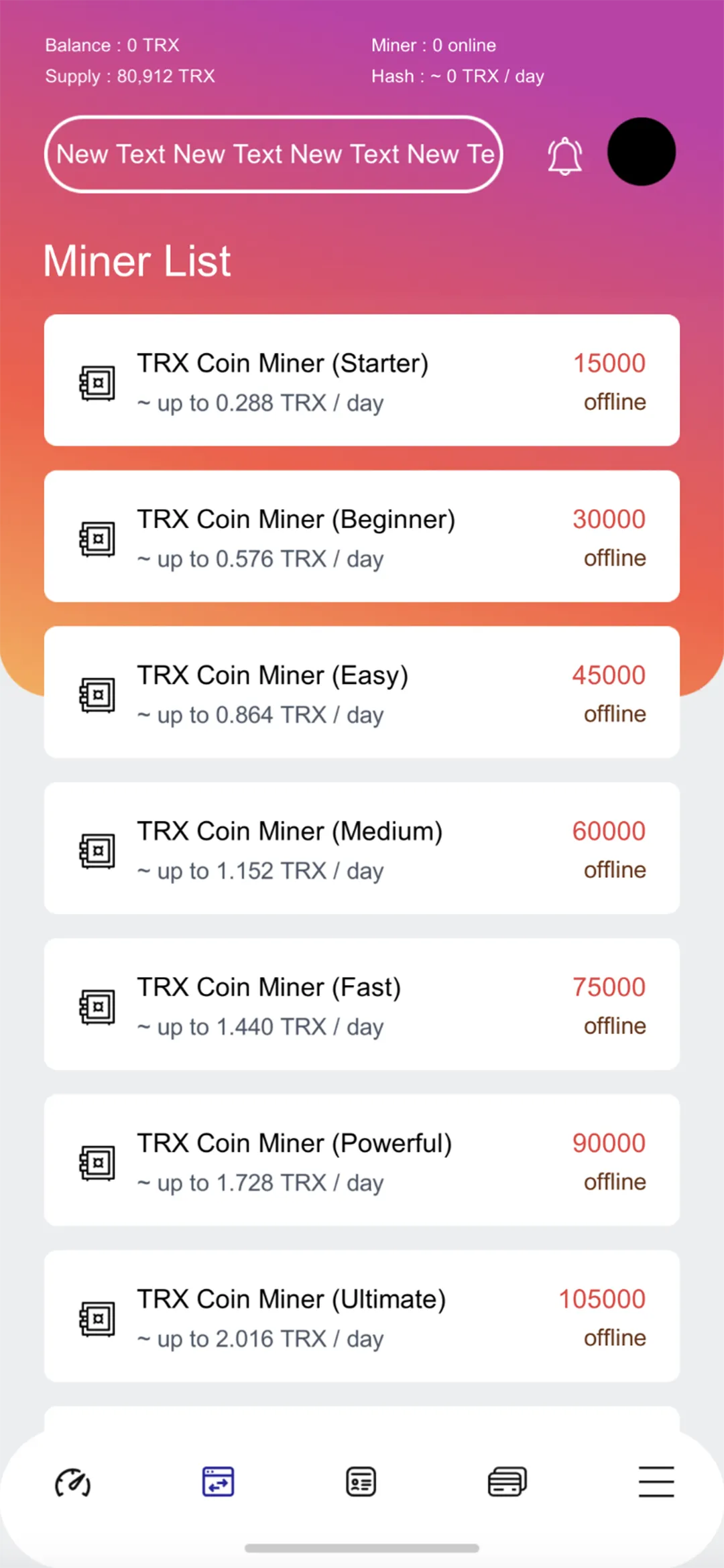 TRX 42 Miner | Indus Appstore | Screenshot