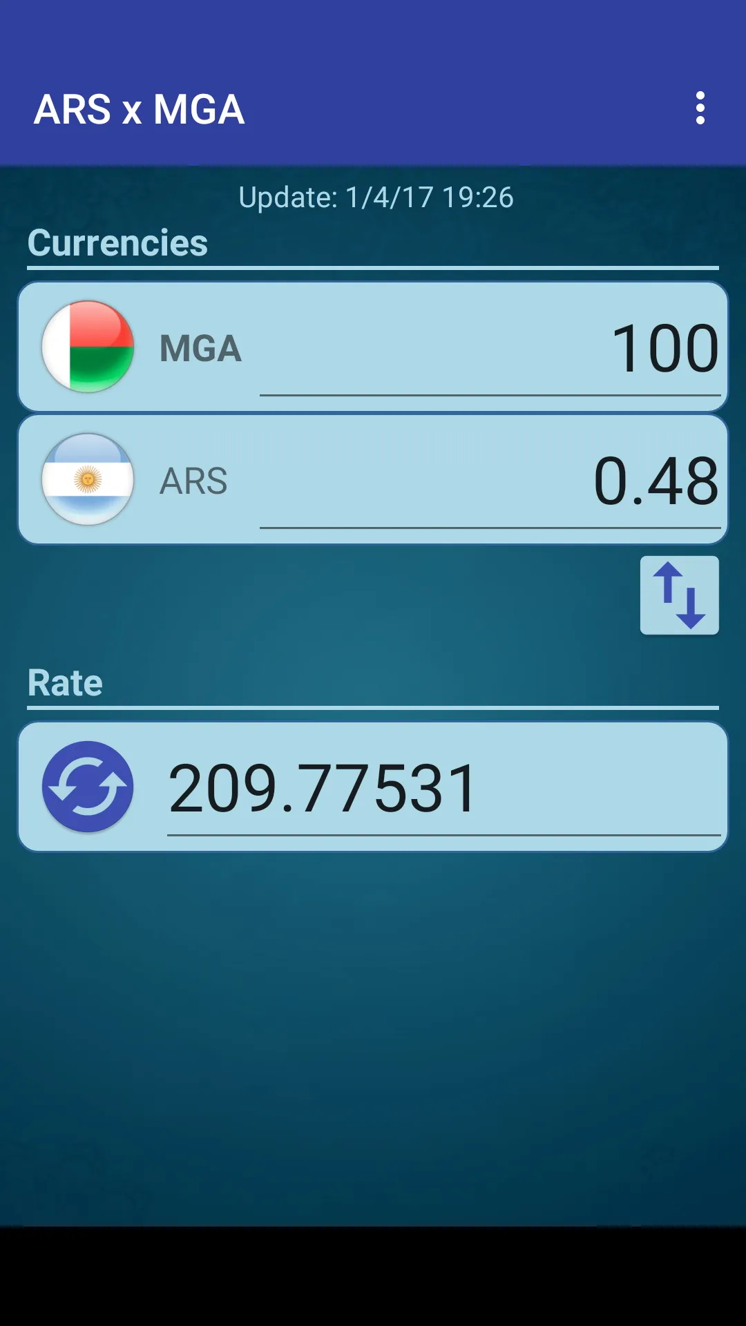 Arg. Peso x Malagasy Ariary | Indus Appstore | Screenshot