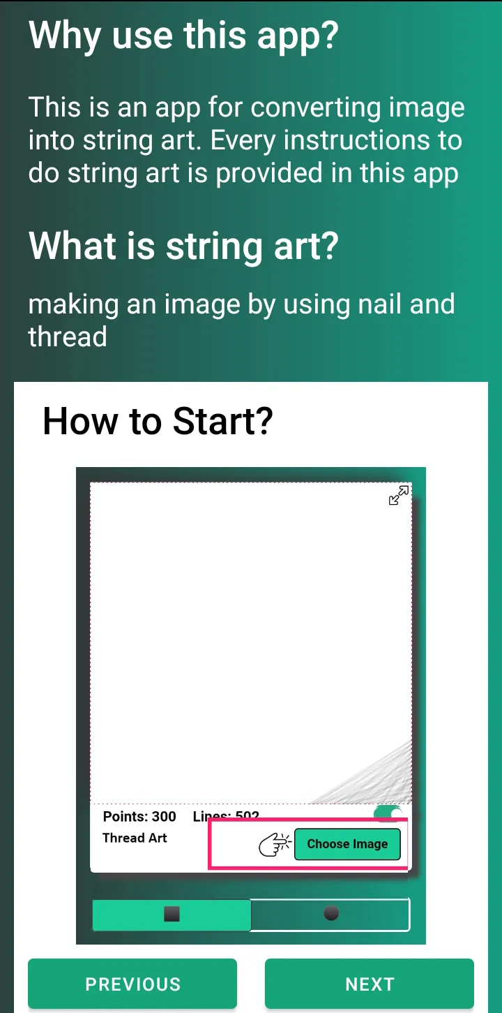 Thread Art (String Art) | Indus Appstore | Screenshot